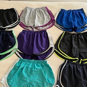 Lot of Nike Dri Fit Running shorts